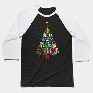 Women of Broadway Christmas Tree Baseball T-Shirt